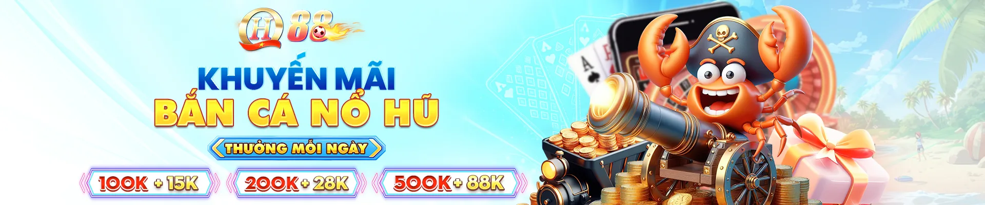 Banner quảng cáo nổ hũ QH88